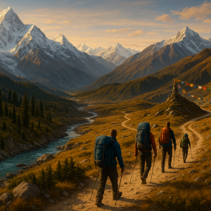 Himalaya Mountains with nature ( Around 21 days )