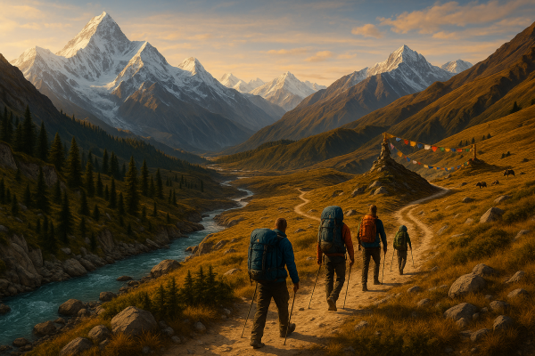 Himalaya Mountains with nature ( Around 21 days )